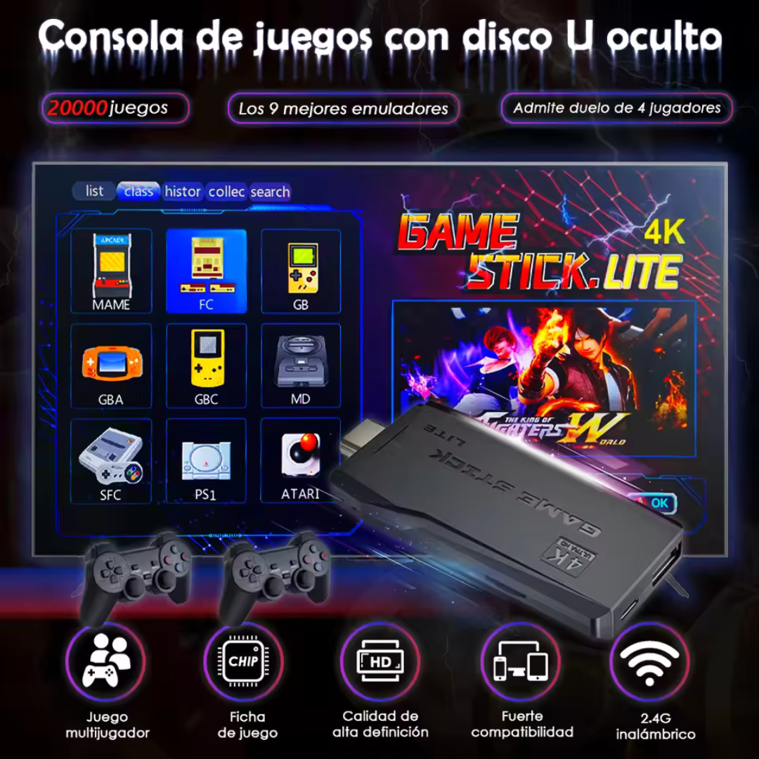 Consola +20000 juegos retro